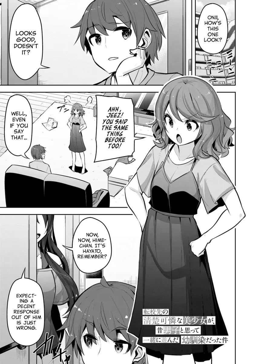 Tenkosaki: The Neat and Pretty Girl at My New School Chapter 27 page 1 - 