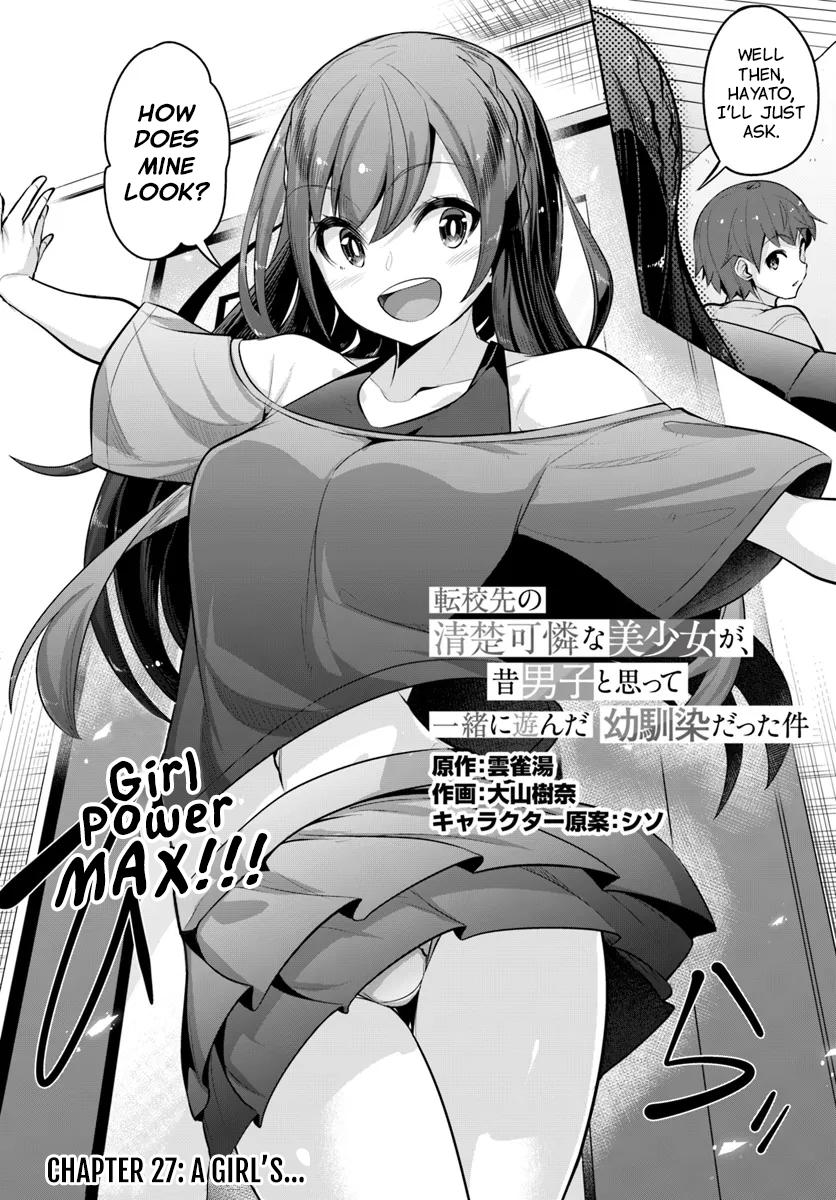 Tenkosaki: The Neat and Pretty Girl at My New School Chapter 27 page 2 - 