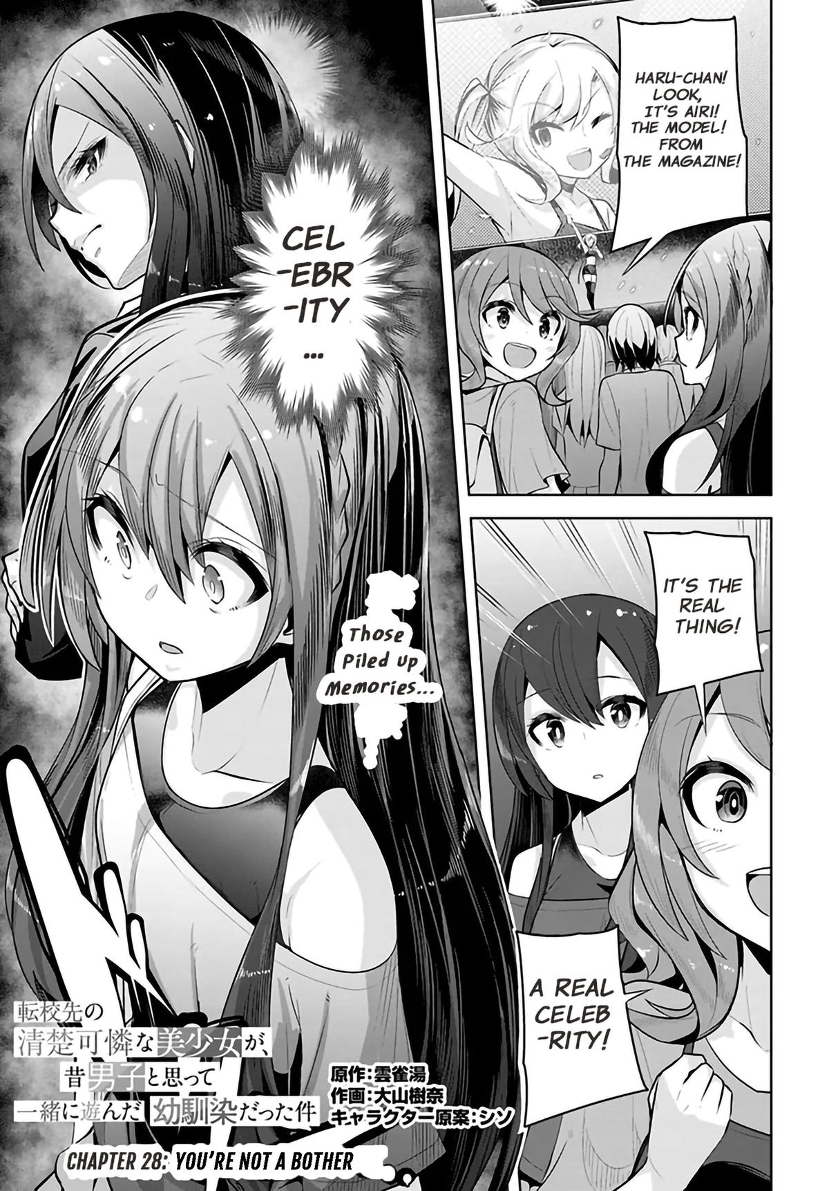 Tenkosaki: The Neat and Pretty Girl at My New School Chapter 28 page 1 - 