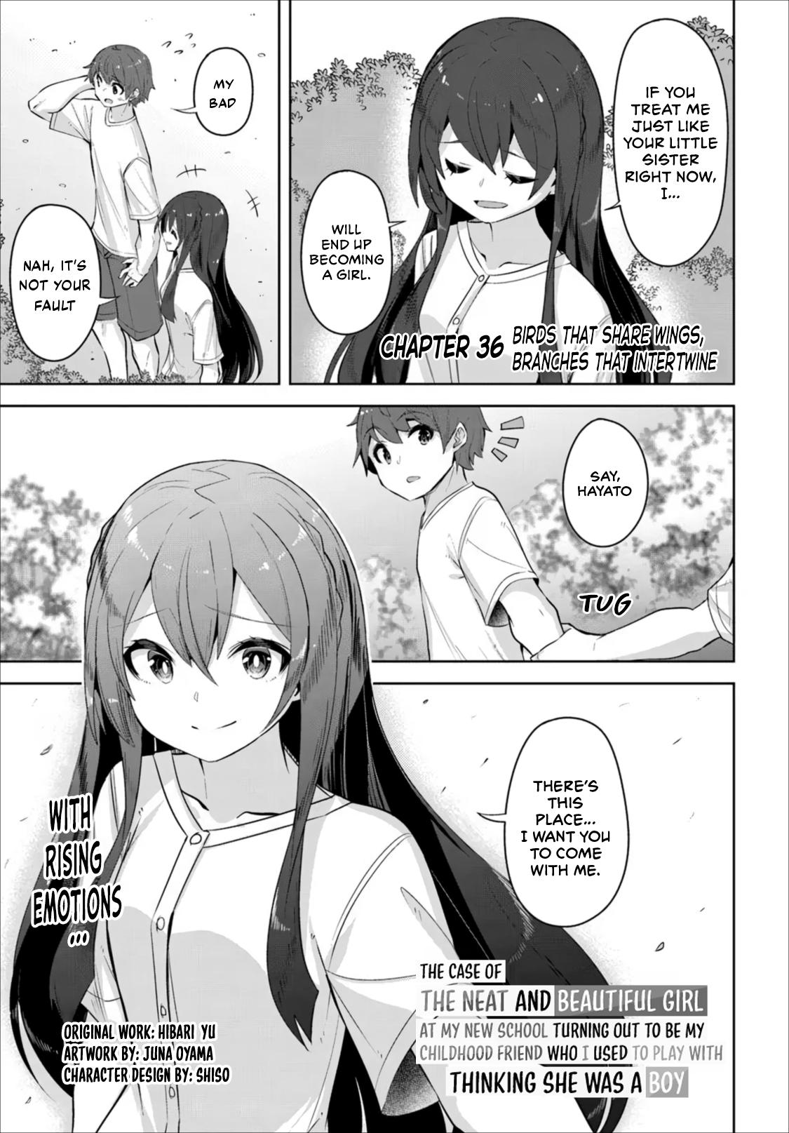 Tenkosaki: The Neat and Pretty Girl at My New School Chapter 36 page 1 - 