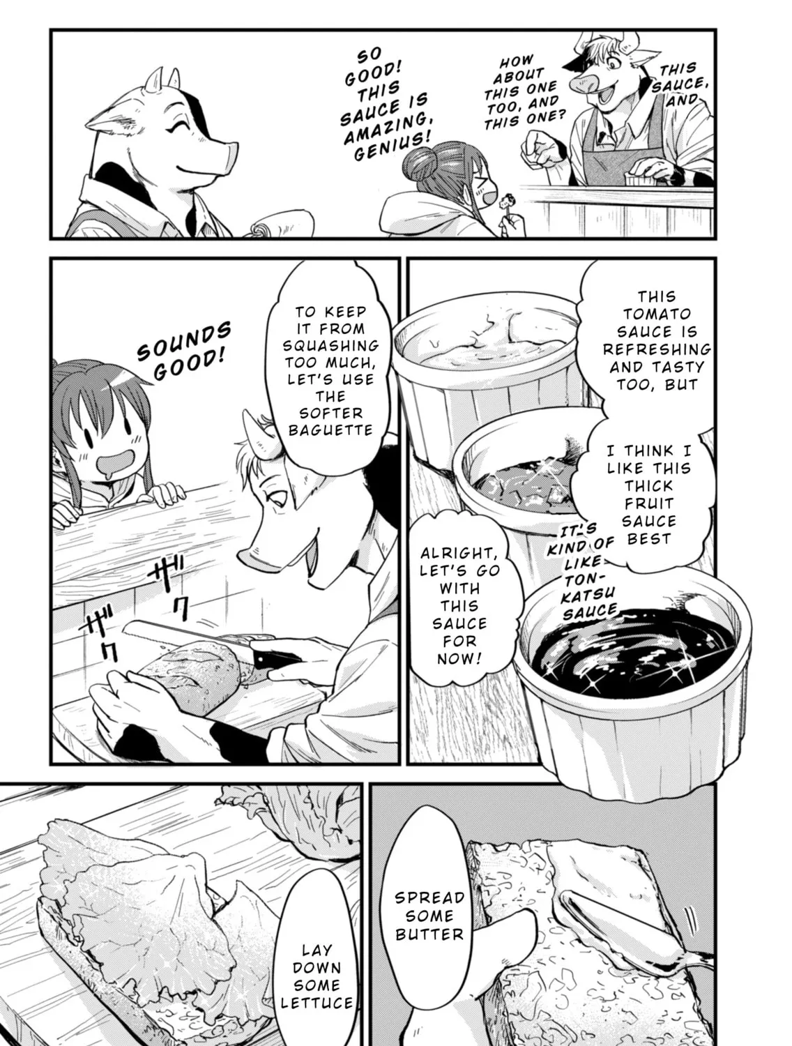 Tenkuu no Isekai Bistro-Ten - Kanban Musume Sorano ga Oishii Shiawase Todokemasu Chapter 2 page 57 - 