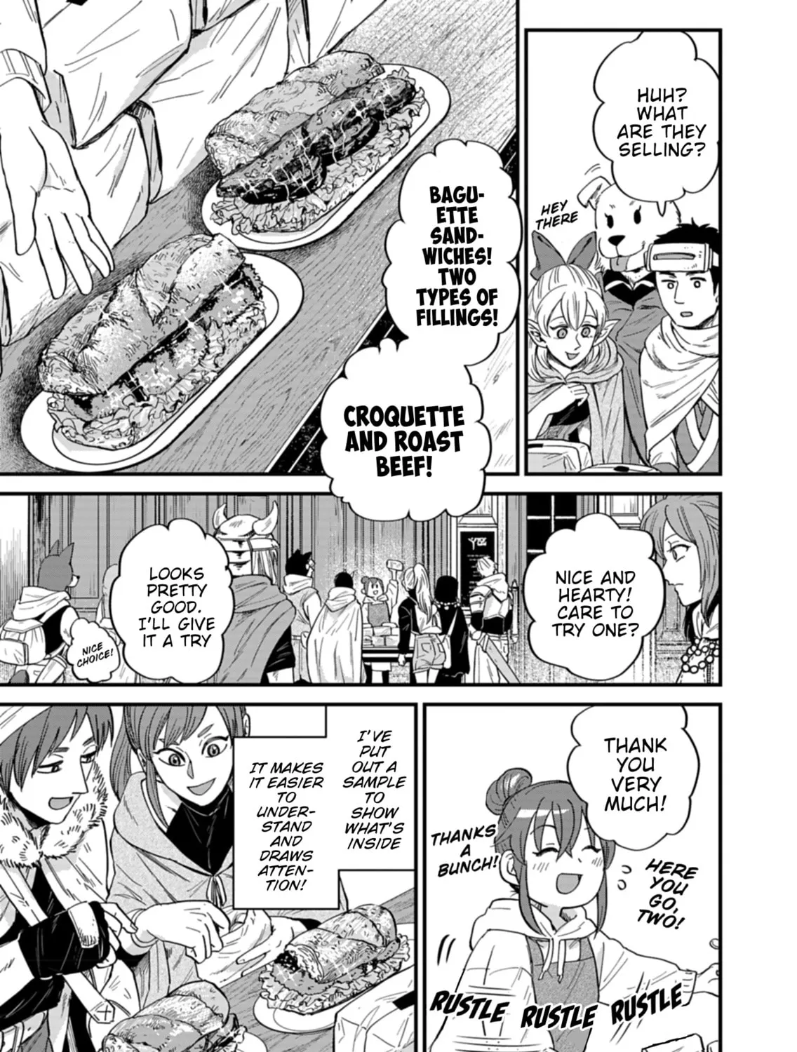 Tenkuu no Isekai Bistro-Ten - Kanban Musume Sorano ga Oishii Shiawase Todokemasu Chapter 5 page 37 - 