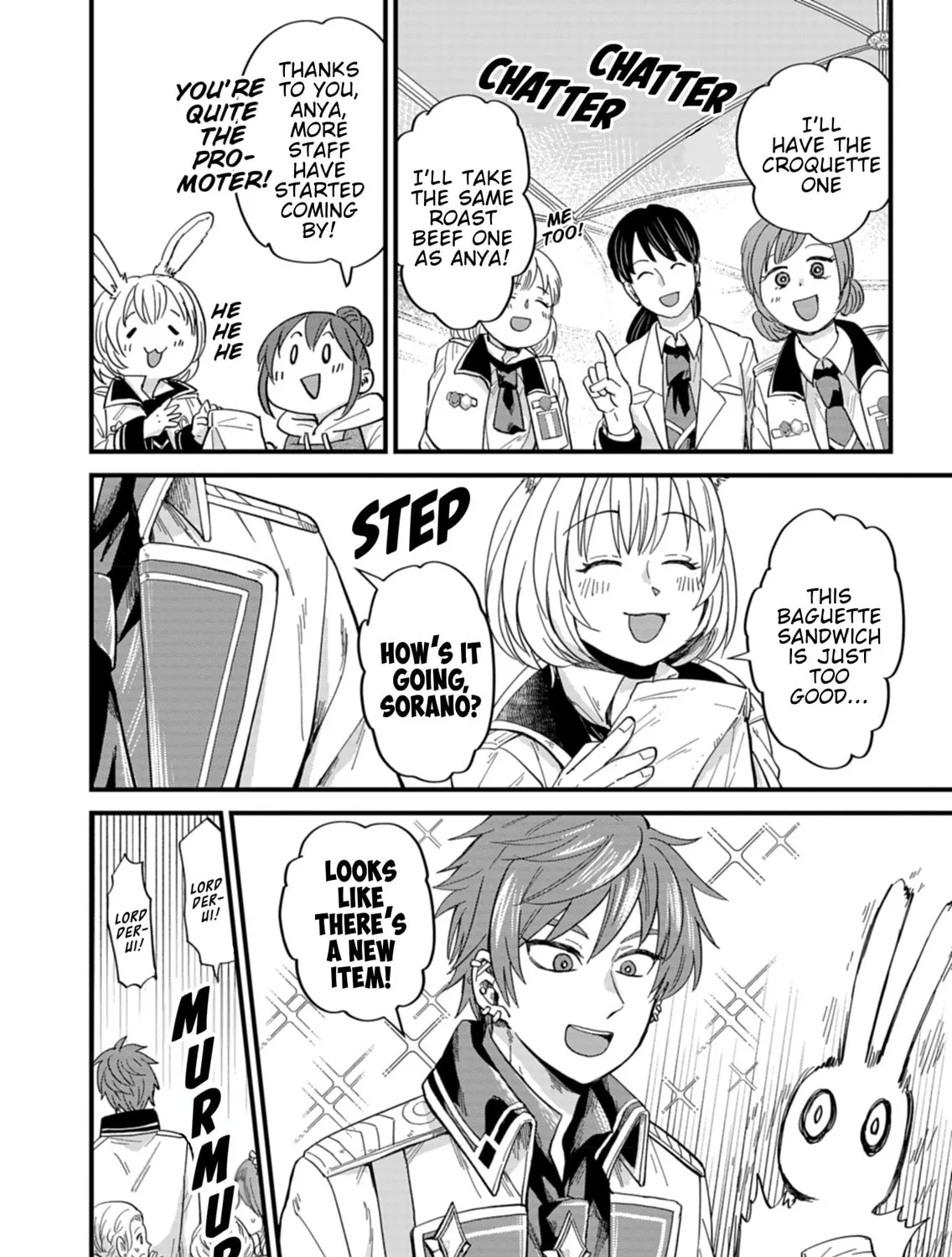 Tenkuu no Isekai Bistro-Ten - Kanban Musume Sorano ga Oishii Shiawase Todokemasu Chapter 5 page 43 - 