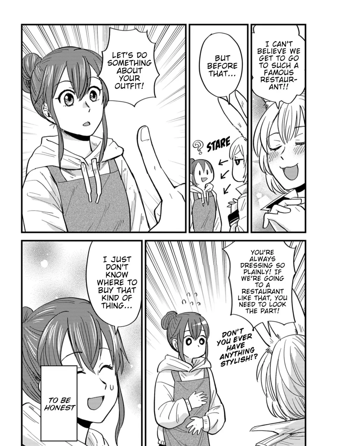 Tenkuu no Isekai Bistro-Ten - Kanban Musume Sorano ga Oishii Shiawase Todokemasu Chapter 5 page 57 - 