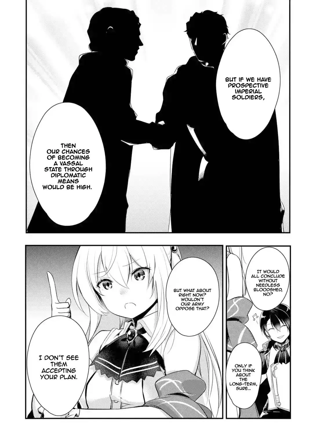 Tensai Ouji no Akaji Kokka Saisei Jutsu – Souda, Baikoku Shiyou Chapter 2.1 page 11 - 