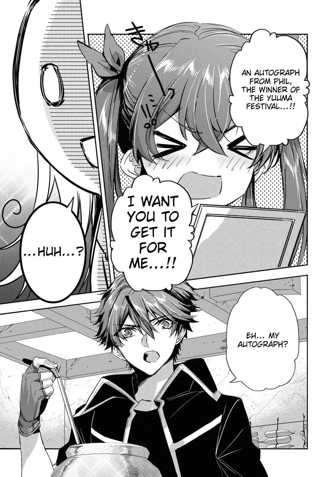 Tensai Saijaku Mamonotsukai ha Kikan Shitai ~Saikyou no Juusha to Hikihanasarete Mishiranu Chi ni Tobasaremashita.~ Chapter 10 page 12 - 