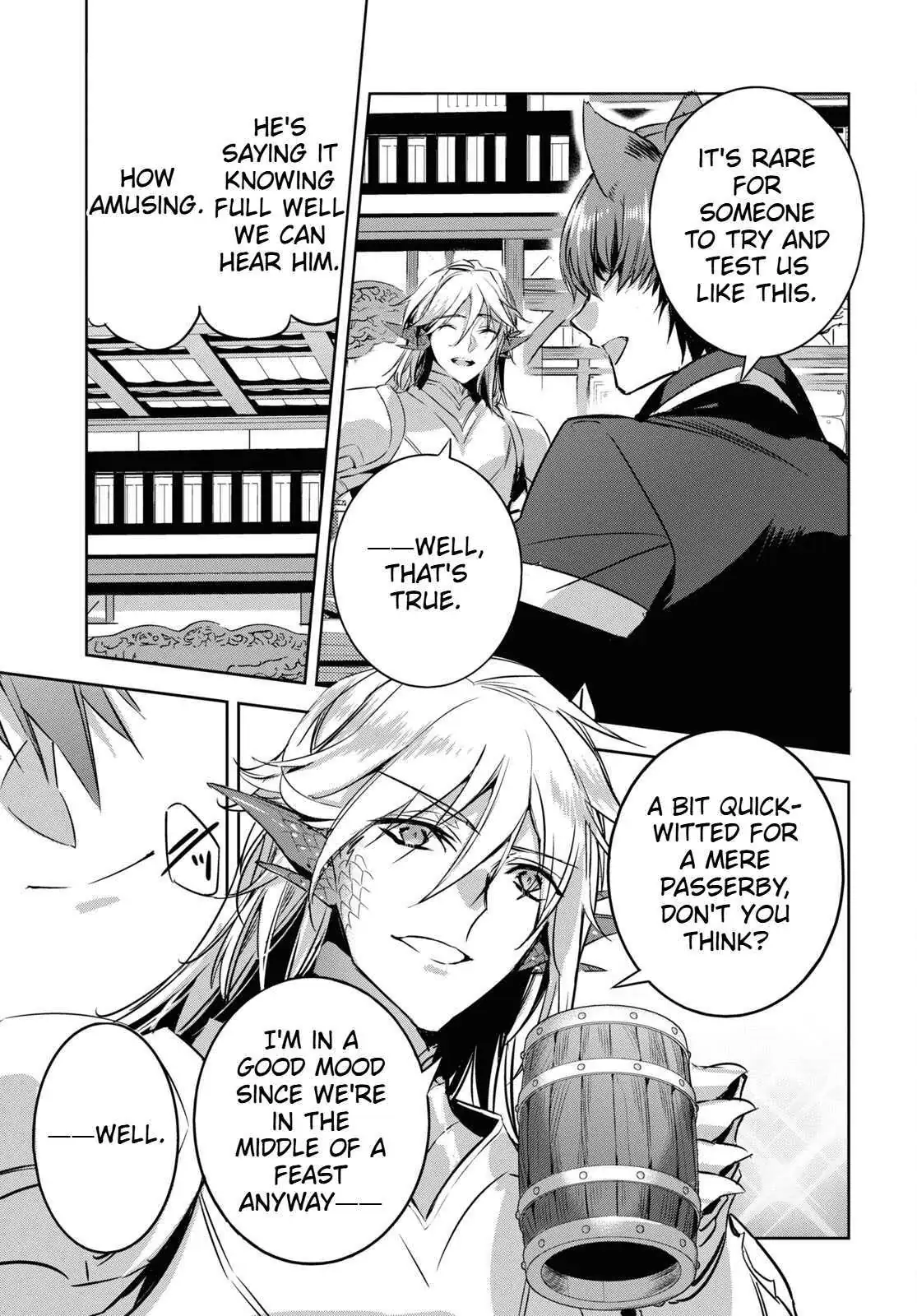 Tensai Saijaku Mamonotsukai ha Kikan Shitai ~Saikyou no Juusha to Hikihanasarete Mishiranu Chi ni Tobasaremashita.~ Chapter 11 page 24 - 