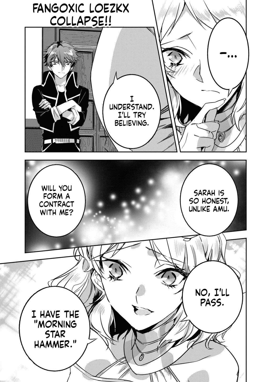 Tensai Saijaku Mamonotsukai ha Kikan Shitai ~Saikyou no Juusha to Hikihanasarete Mishiranu Chi ni Tobasaremashita.~ Chapter 13 page 19 - 