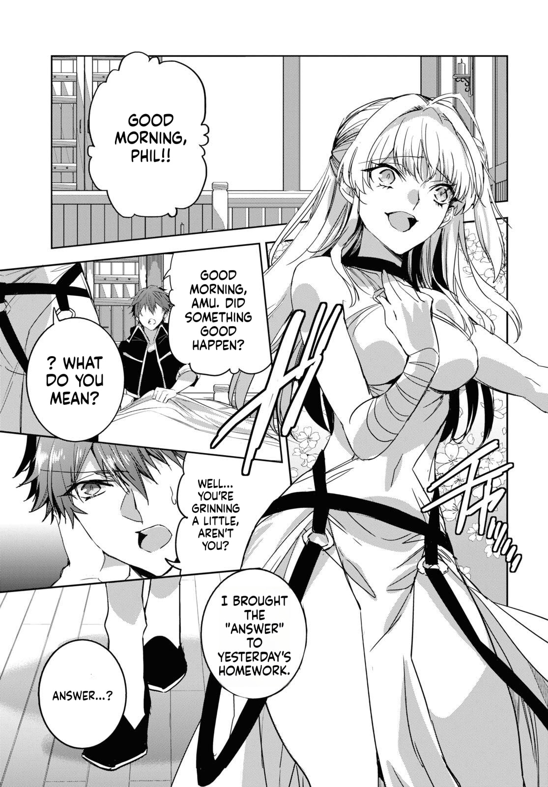 Tensai Saijaku Mamonotsukai ha Kikan Shitai ~Saikyou no Juusha to Hikihanasarete Mishiranu Chi ni Tobasaremashita.~ Chapter 13 page 3 - 