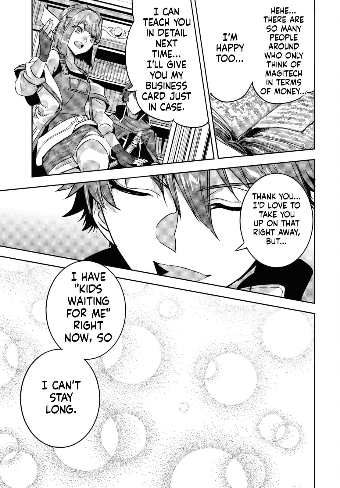 Tensai Saijaku Mamonotsukai ha Kikan Shitai ~Saikyou no Juusha to Hikihanasarete Mishiranu Chi ni Tobasaremashita.~ Chapter 17 page 11 - 