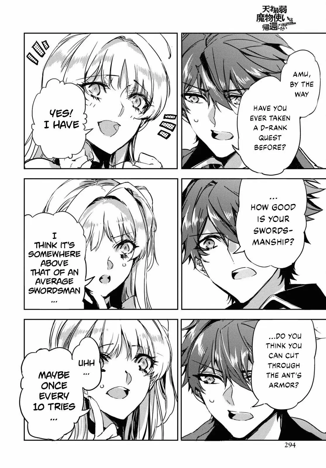 Tensai Saijaku Mamonotsukai ha Kikan Shitai ~Saikyou no Juusha to Hikihanasarete Mishiranu Chi ni Tobasaremashita.~ Chapter 4 page 11 - 