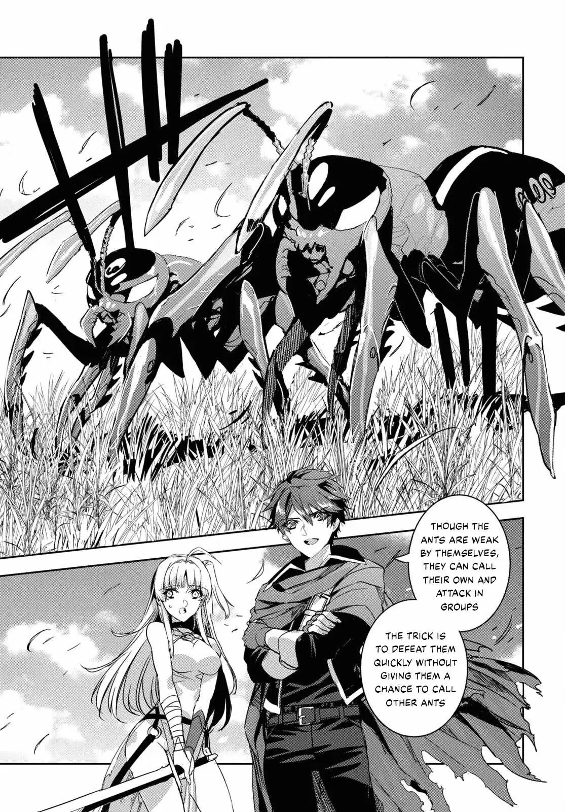 Tensai Saijaku Mamonotsukai ha Kikan Shitai ~Saikyou no Juusha to Hikihanasarete Mishiranu Chi ni Tobasaremashita.~ Chapter 4 page 14 - 