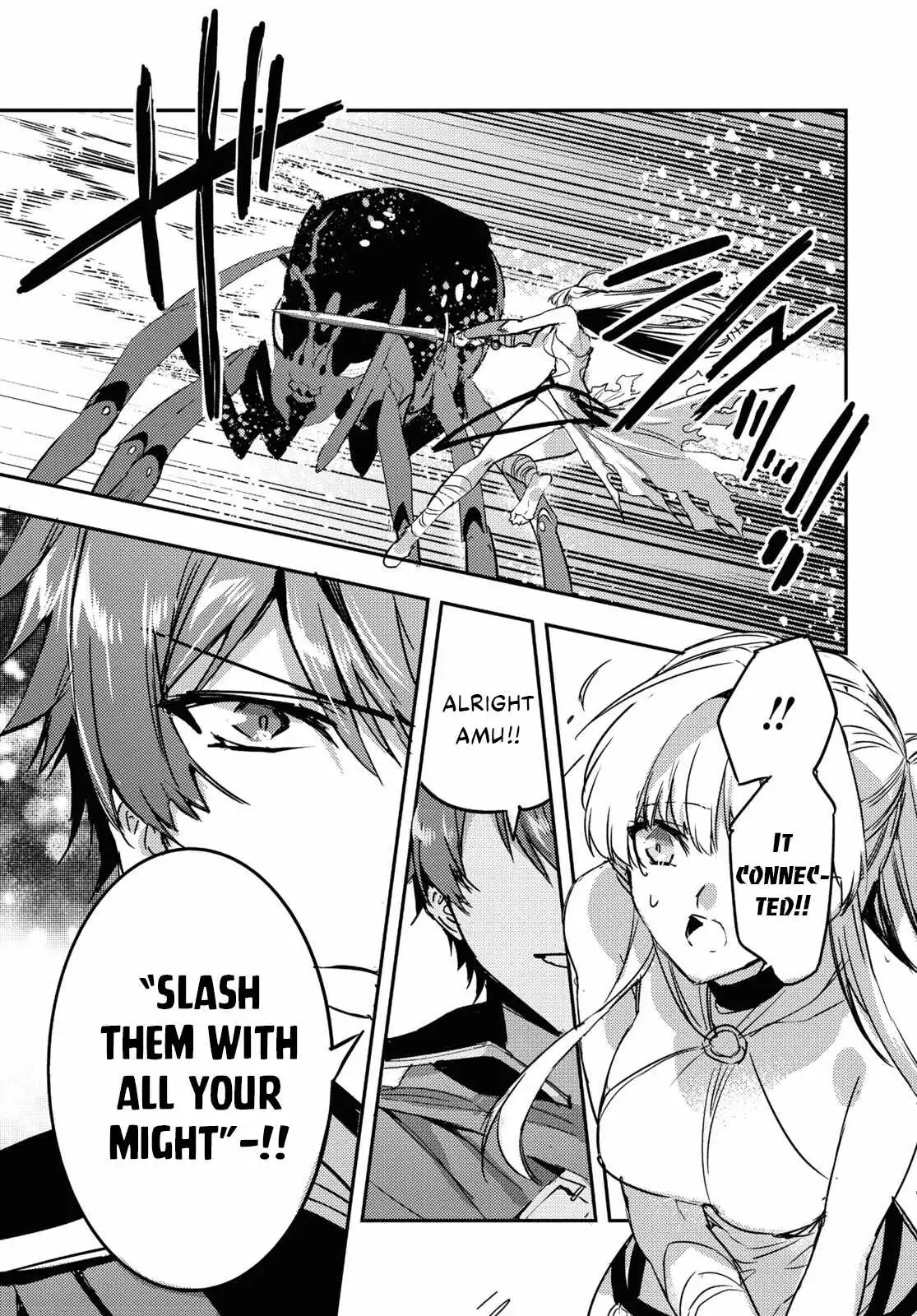 Tensai Saijaku Mamonotsukai ha Kikan Shitai ~Saikyou no Juusha to Hikihanasarete Mishiranu Chi ni Tobasaremashita.~ Chapter 4 page 20 - 