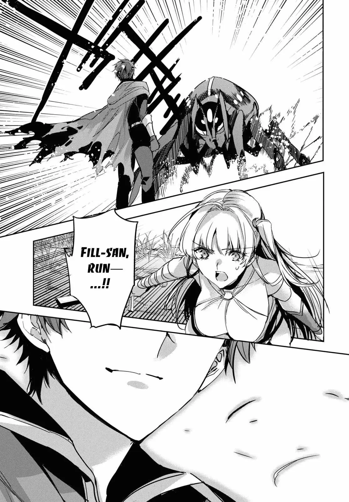 Tensai Saijaku Mamonotsukai ha Kikan Shitai ~Saikyou no Juusha to Hikihanasarete Mishiranu Chi ni Tobasaremashita.~ Chapter 4 page 24 - 