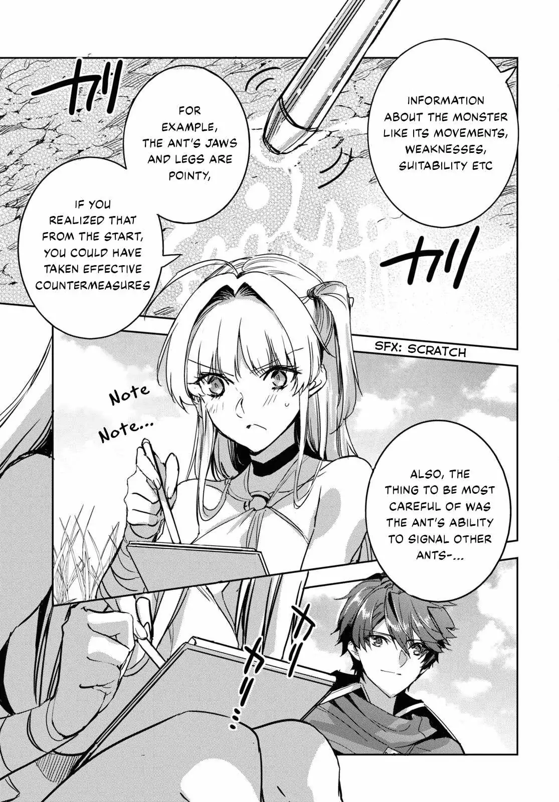 Tensai Saijaku Mamonotsukai ha Kikan Shitai ~Saikyou no Juusha to Hikihanasarete Mishiranu Chi ni Tobasaremashita.~ Chapter 4 page 32 - 