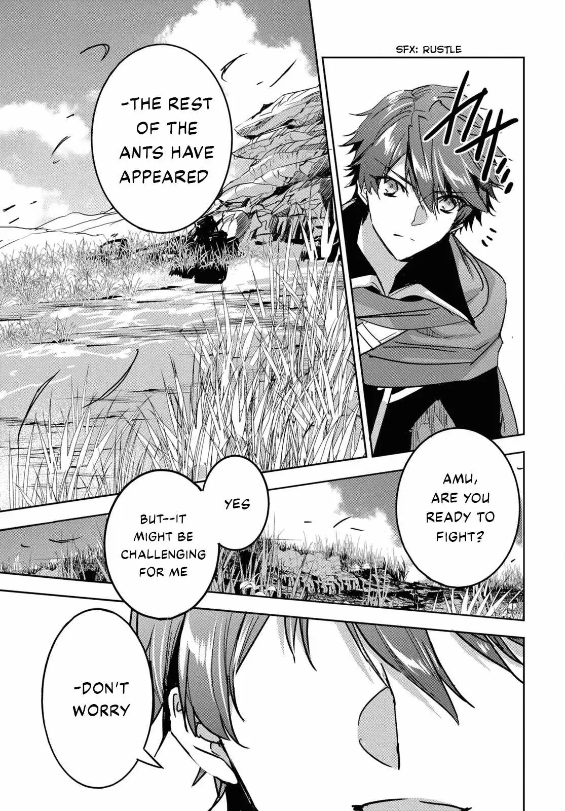 Tensai Saijaku Mamonotsukai ha Kikan Shitai ~Saikyou no Juusha to Hikihanasarete Mishiranu Chi ni Tobasaremashita.~ Chapter 4 page 34 - 