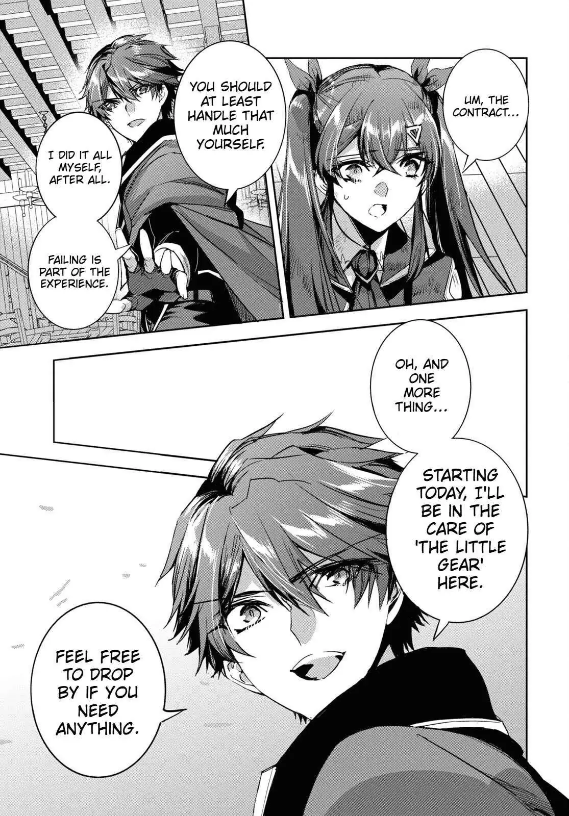 Tensai Saijaku Mamonotsukai ha Kikan Shitai ~Saikyou no Juusha to Hikihanasarete Mishiranu Chi ni Tobasaremashita.~ Chapter 8 page 18 - 