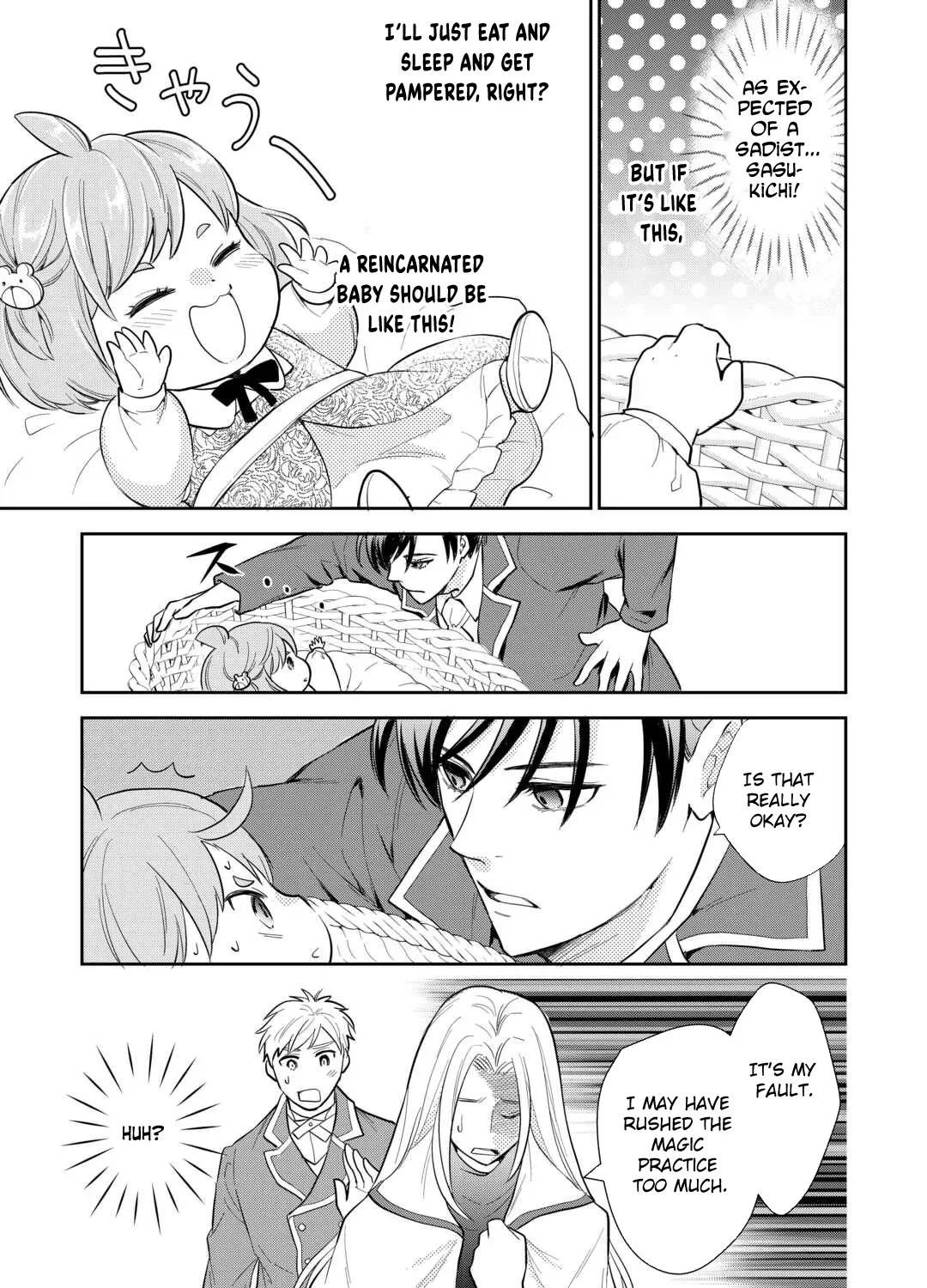 Tensei Akachan Kati wa Chouhou Katsudou Shite Imasu - Soshite Kichiku na Chichi ni Dekiai Sarete Iru You desu Chapter 10 page 13 - 
