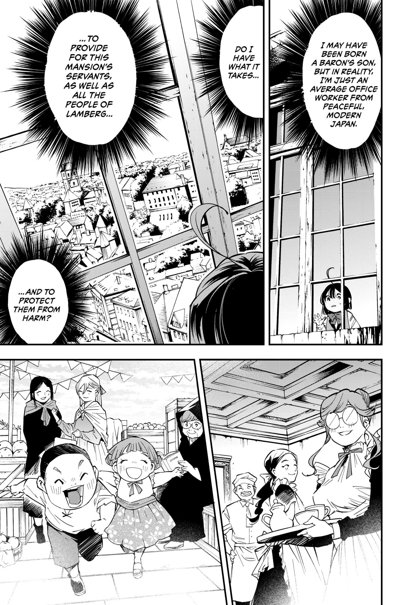 Tensei Kizoku, Kantei Skill de Nariagaru: Jakushou Ryouchi o Uketsuida node, Yuushuu na Jinzai o Fuyashiteitara, Saikyou Ryouchi ni Natteta Chapter 1 page 35 - 