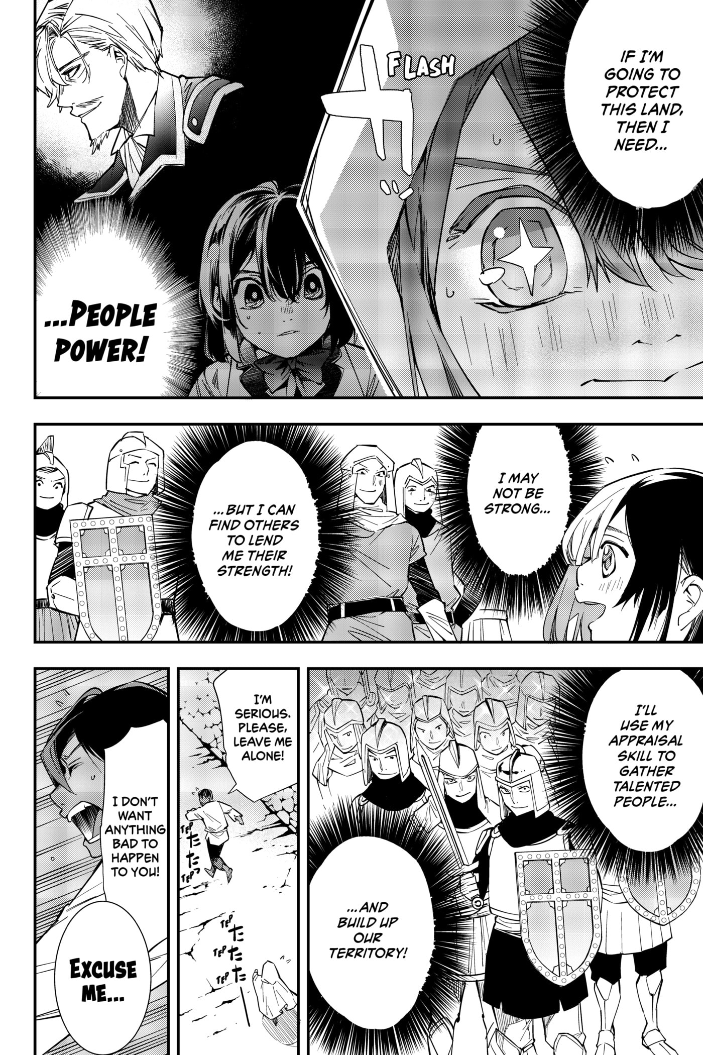 Tensei Kizoku, Kantei Skill de Nariagaru: Jakushou Ryouchi o Uketsuida node, Yuushuu na Jinzai o Fuyashiteitara, Saikyou Ryouchi ni Natteta Chapter 1 page 48 - 