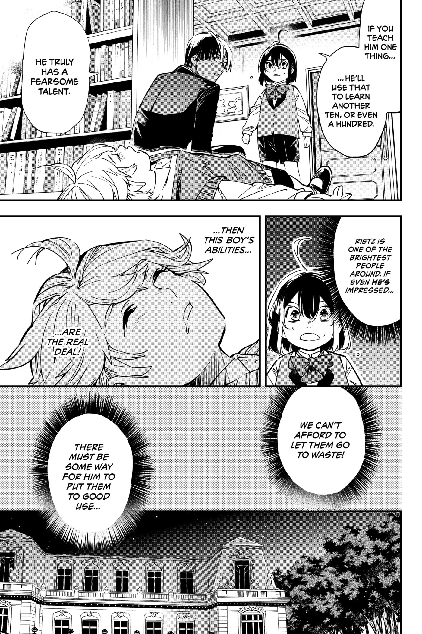 Tensei Kizoku, Kantei Skill de Nariagaru: Jakushou Ryouchi o Uketsuida node, Yuushuu na Jinzai o Fuyashiteitara, Saikyou Ryouchi ni Natteta Chapter 14 page 3 - 