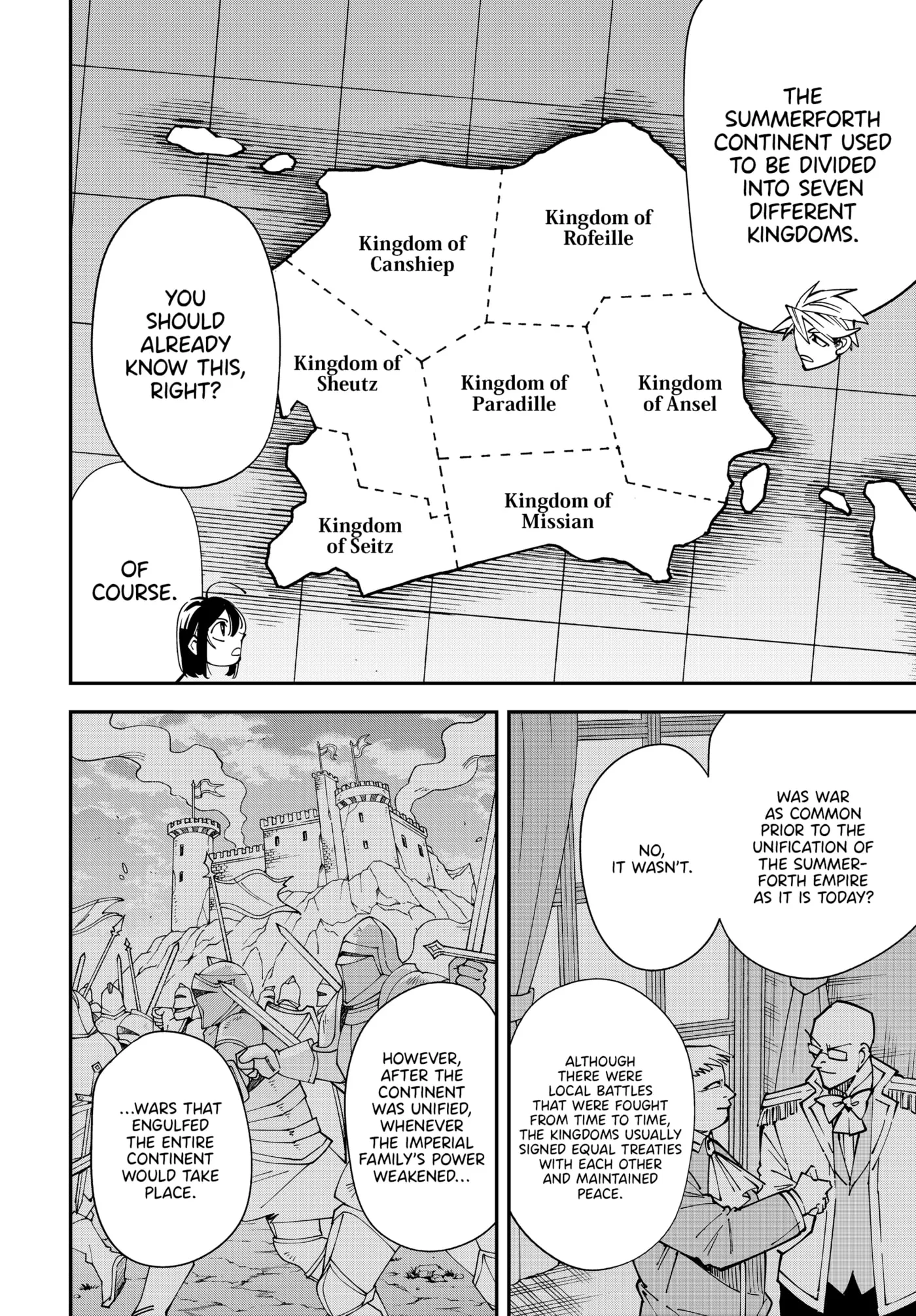 Tensei Kizoku, Kantei Skill de Nariagaru: Jakushou Ryouchi o Uketsuida node, Yuushuu na Jinzai o Fuyashiteitara, Saikyou Ryouchi ni Natteta Chapter 140 page 4 - 