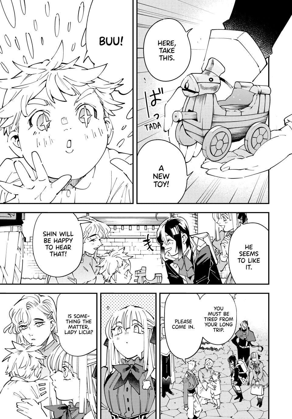Tensei Kizoku, Kantei Skill de Nariagaru: Jakushou Ryouchi o Uketsuida node, Yuushuu na Jinzai o Fuyashiteitara, Saikyou Ryouchi ni Natteta Chapter 160 page 9 - 