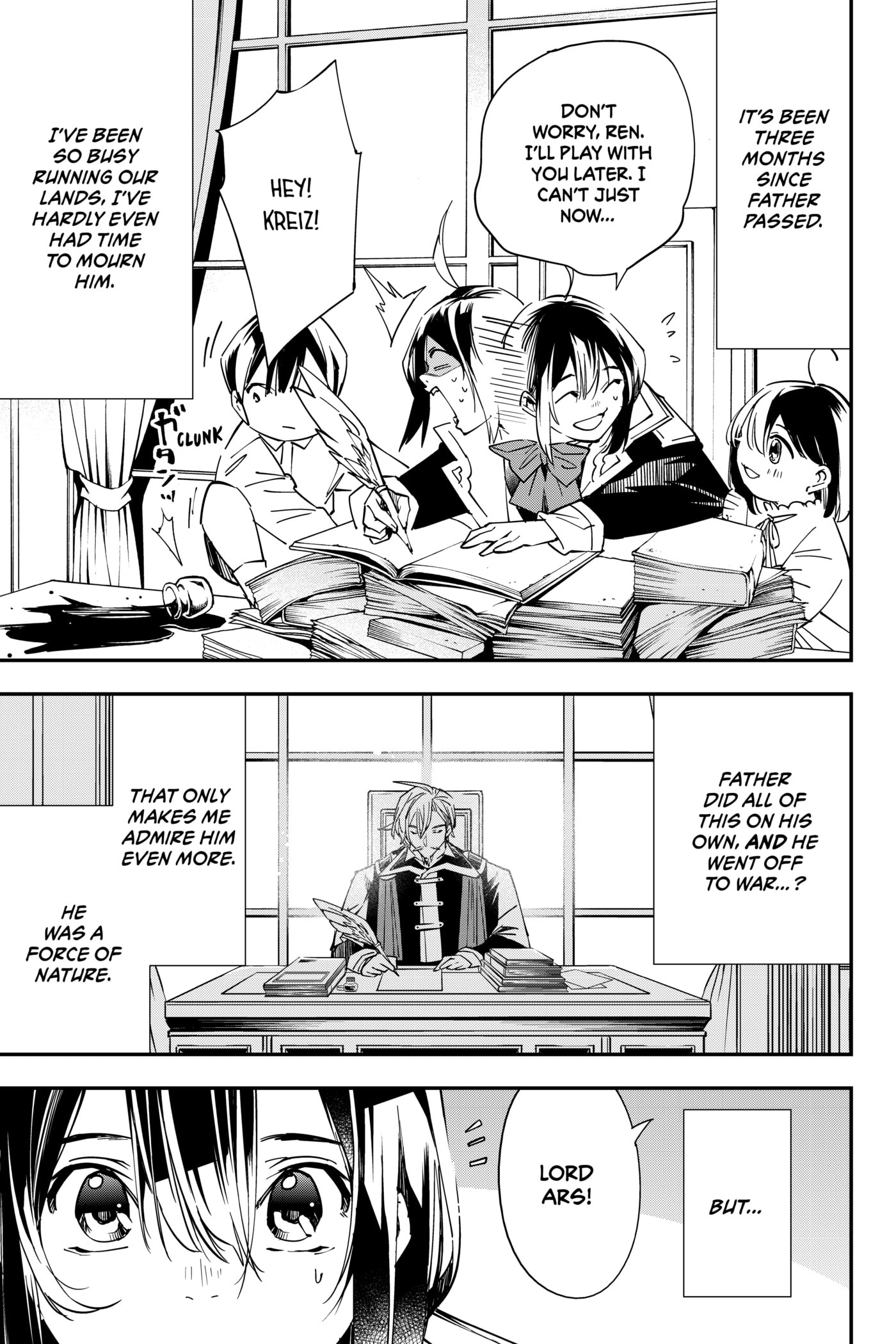 Tensei Kizoku, Kantei Skill de Nariagaru: Jakushou Ryouchi o Uketsuida node, Yuushuu na Jinzai o Fuyashiteitara, Saikyou Ryouchi ni Natteta Chapter 32 page 3 - 