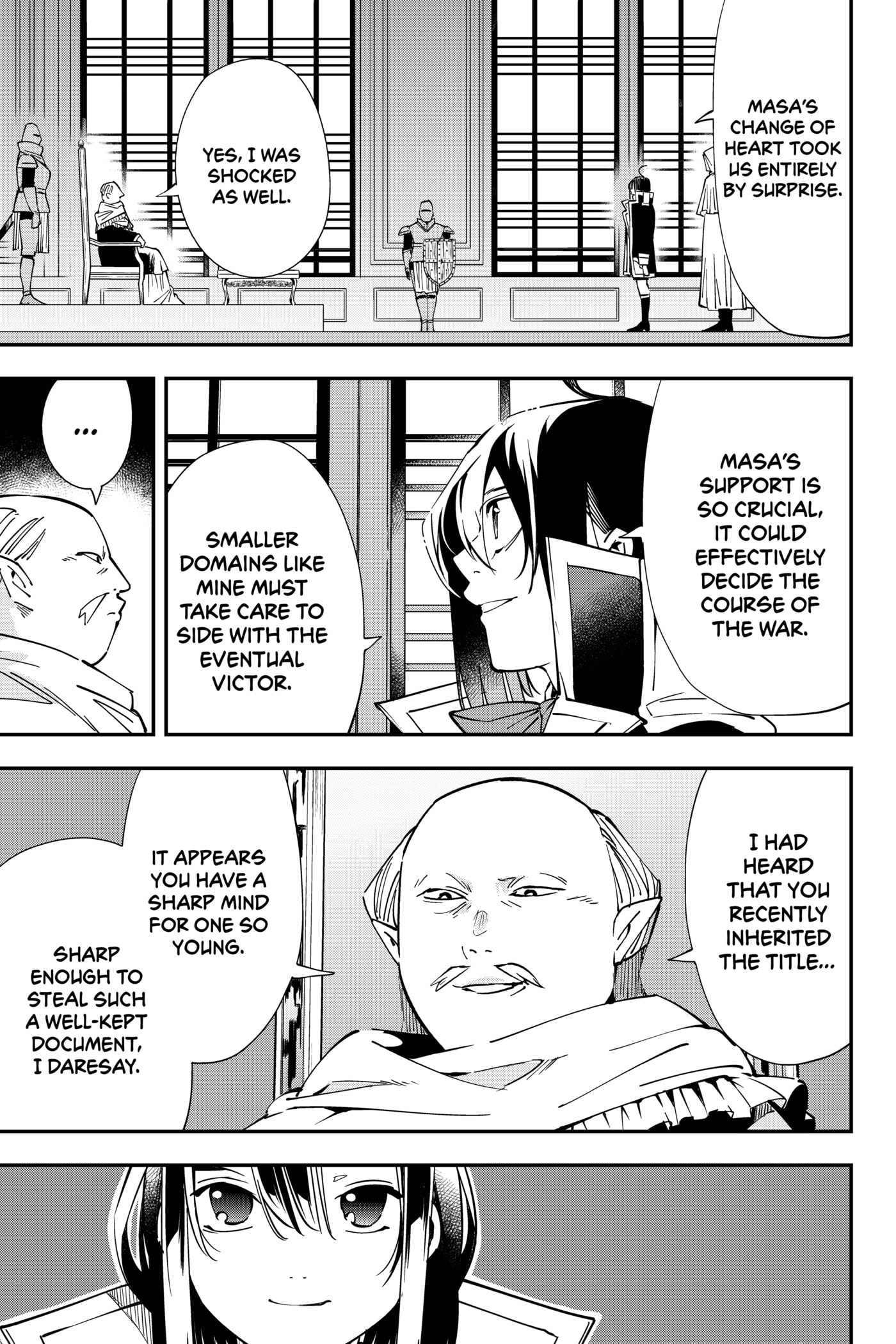 Tensei Kizoku, Kantei Skill de Nariagaru: Jakushou Ryouchi o Uketsuida node, Yuushuu na Jinzai o Fuyashiteitara, Saikyou Ryouchi ni Natteta Chapter 37 page 11 - 