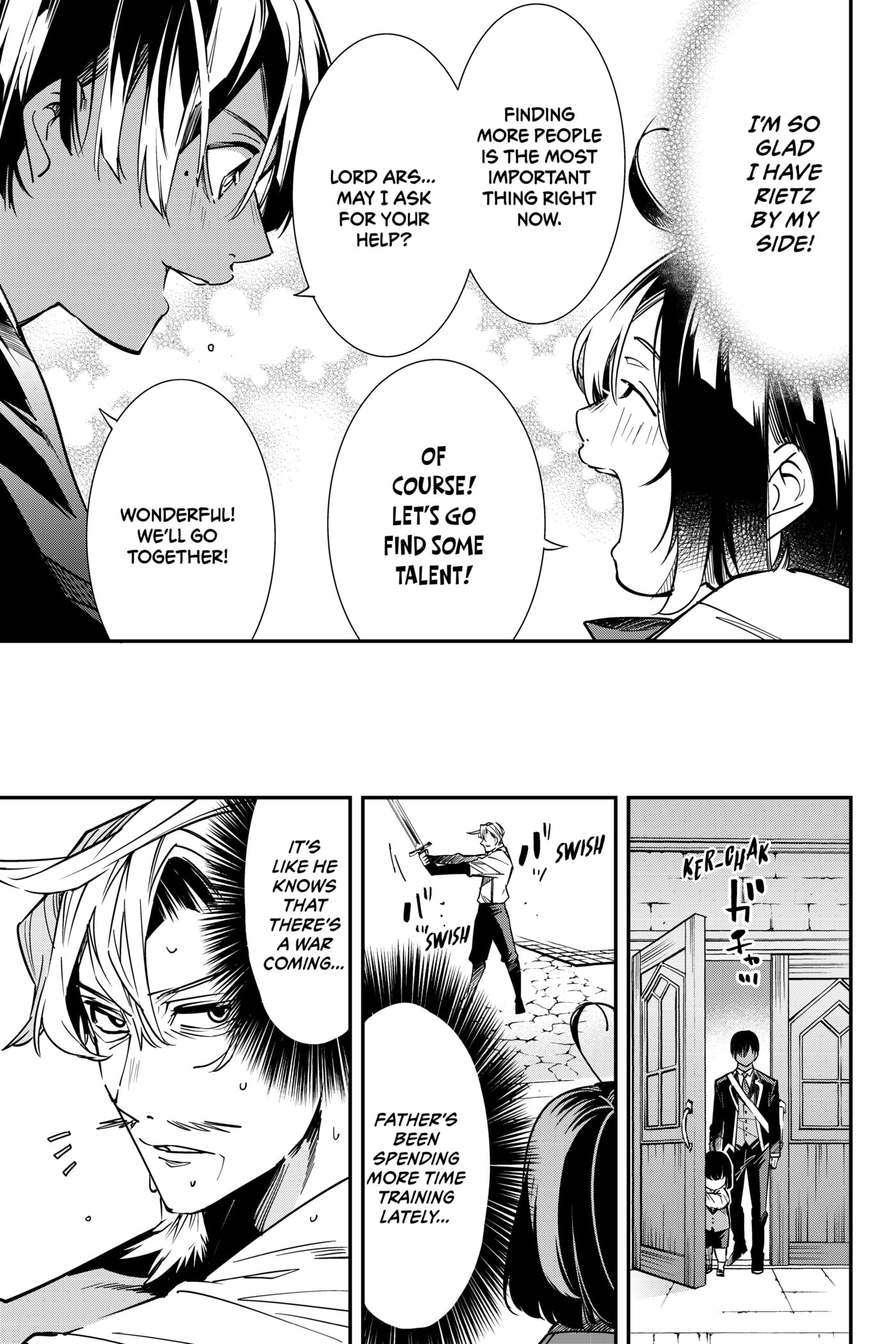 Tensei Kizoku, Kantei Skill de Nariagaru: Jakushou Ryouchi o Uketsuida node, Yuushuu na Jinzai o Fuyashiteitara, Saikyou Ryouchi ni Natteta Chapter 4 page 11 - 