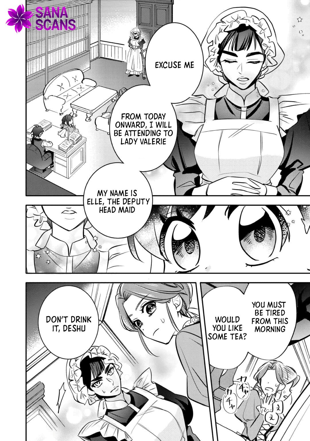 Tensei Koujo wa Reikoku Koutei Heika ni Dekiai Sareru ga Yume wa Boukensha desu! Chapter 5 page 16 - 