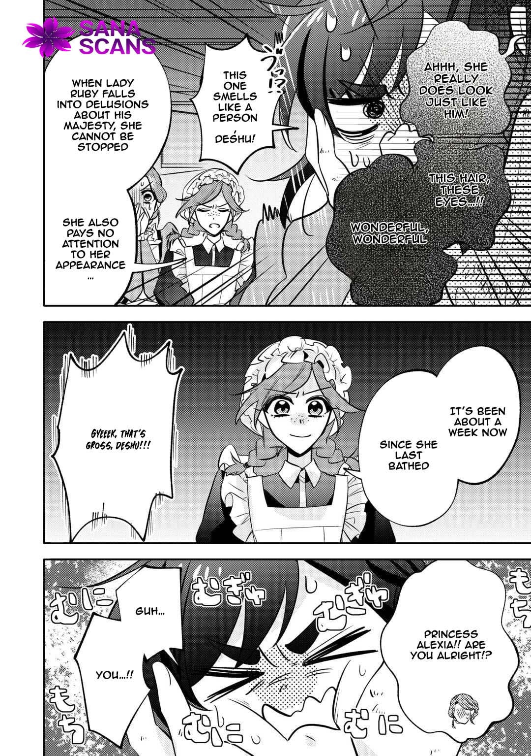 Tensei Koujo wa Reikoku Koutei Heika ni Dekiai Sareru ga Yume wa Boukensha desu! Chapter 7 page 12 - 