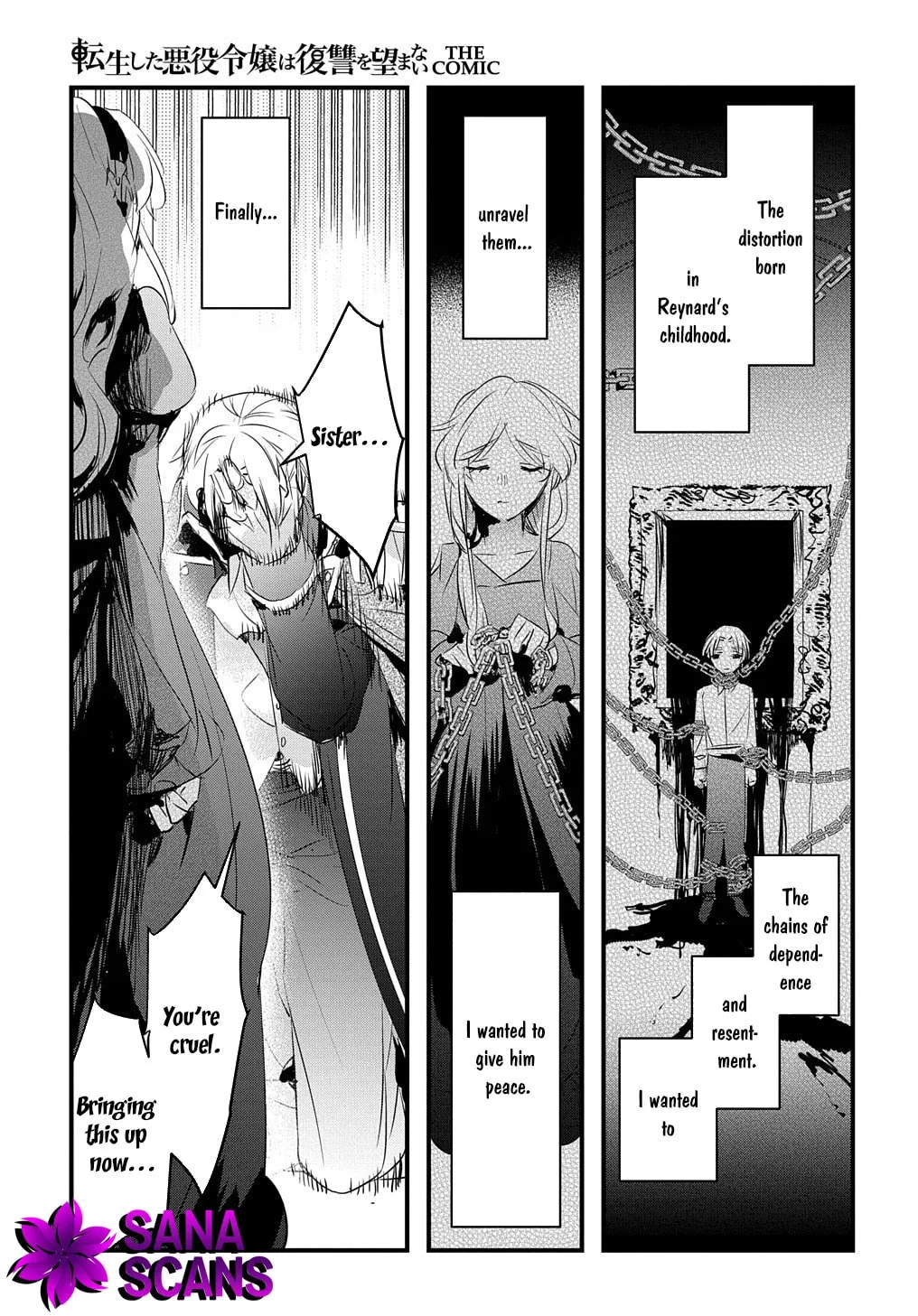 Tensei Shita Akuyaku Reijou wa Fukushuu wo Nozomanai THE COMIC Chapter 24 page 12 - 