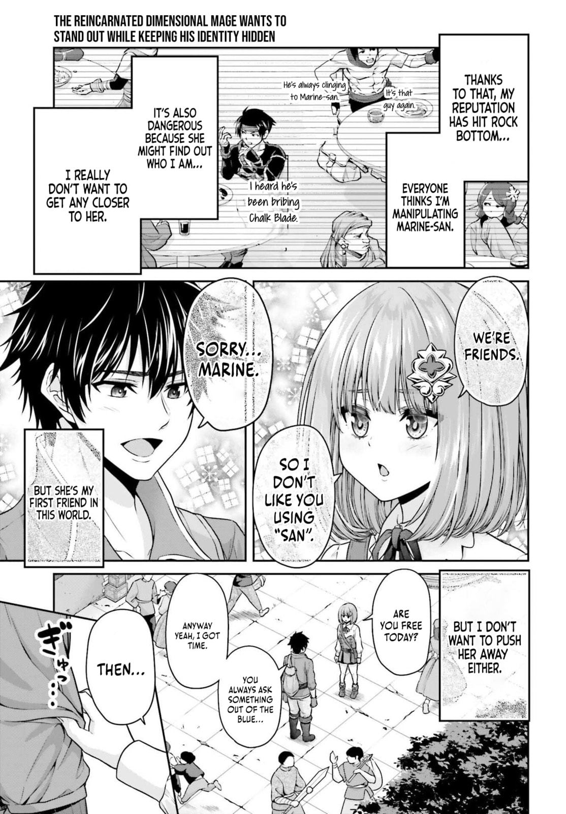Tensei shita Kuukan Mahoutsukai wa Shoutai Kakushite Medachitai! Chapter 4 page 6 - 
