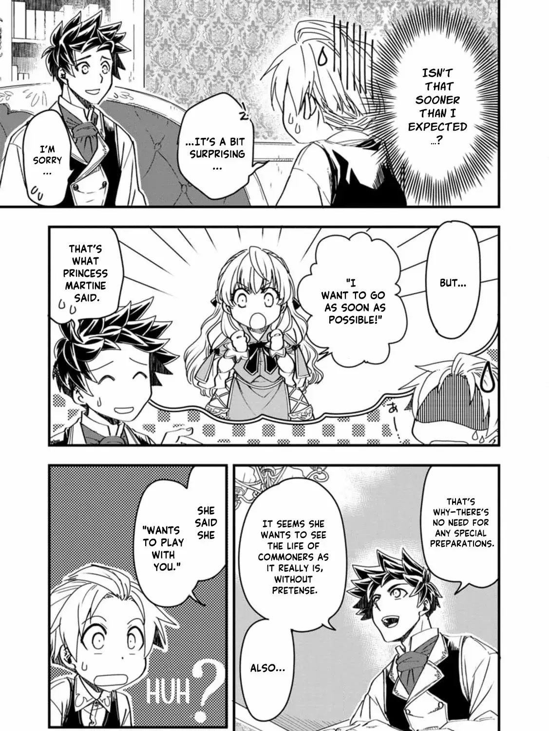 Tensei shitara Heimin deshita. ~Seikatsu Suijun ni Taerarenai no de Kizoku wo Mezashimasu~ Chapter 9 page 38 - 