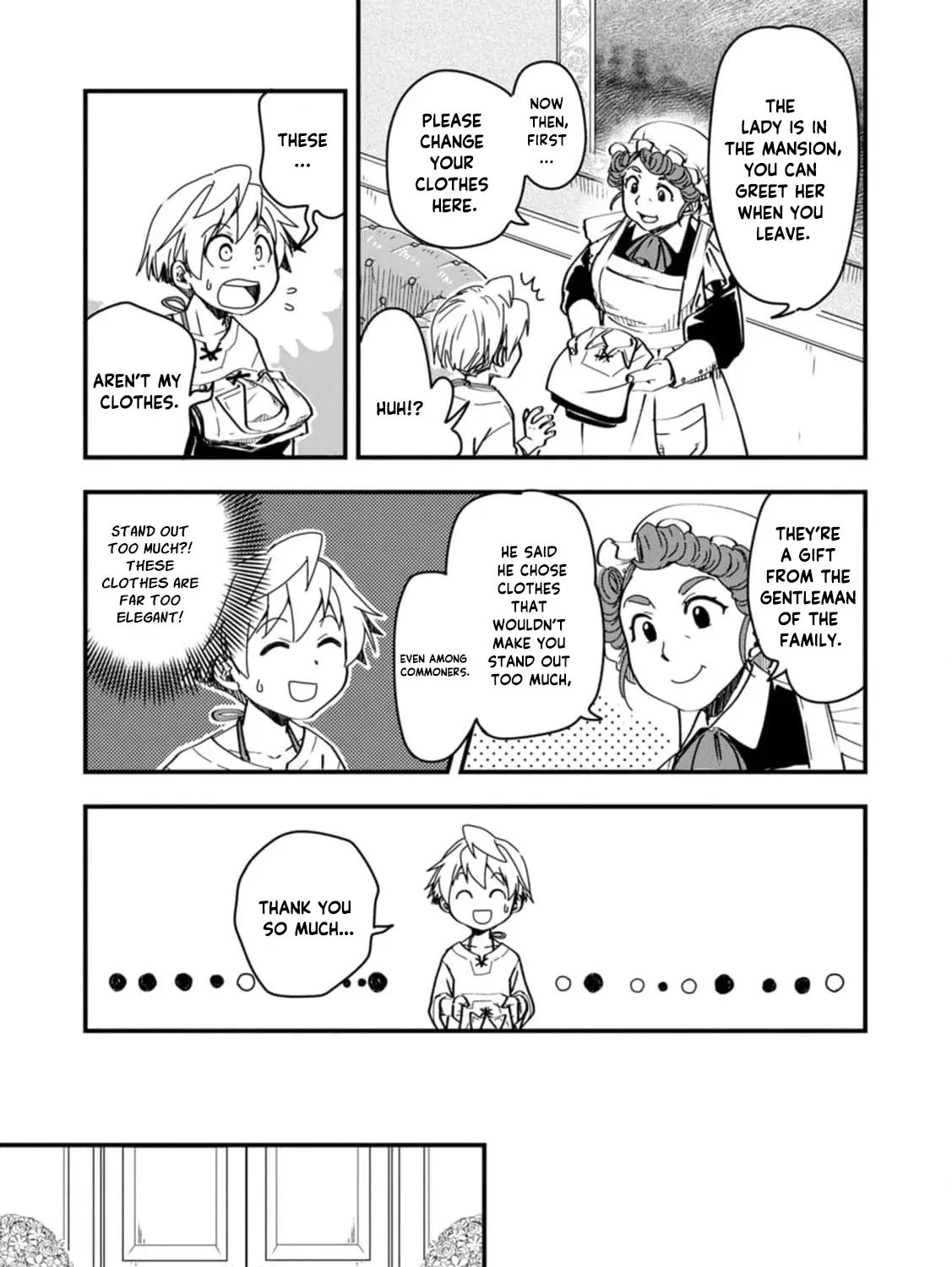 Tensei shitara Heimin deshita. ~Seikatsu Suijun ni Taerarenai no de Kizoku wo Mezashimasu~ Chapter 9 page 54 - 