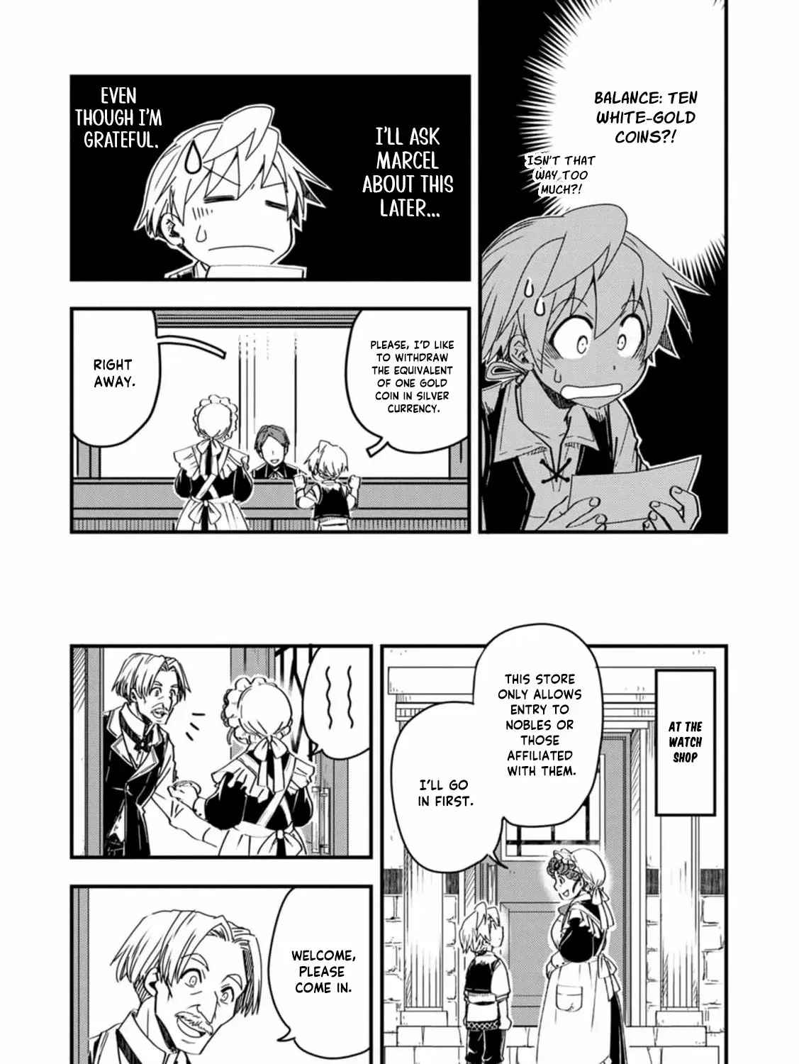 Tensei shitara Heimin deshita. ~Seikatsu Suijun ni Taerarenai no de Kizoku wo Mezashimasu~ Chapter 9 page 62 - 