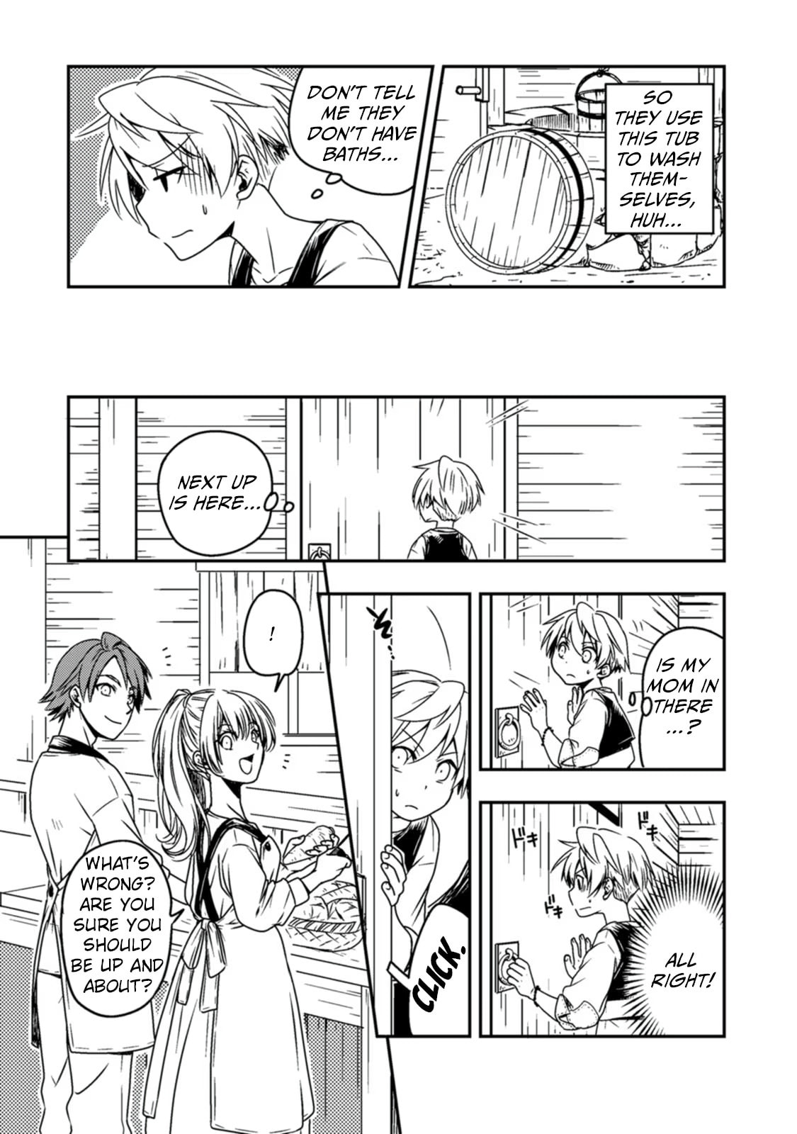 Tensei Shitara Heimin deshita.: Seikatsu Suijun ni Taerarenai node Kizoku wo Mezashimasu Chapter 1 page 18 - 