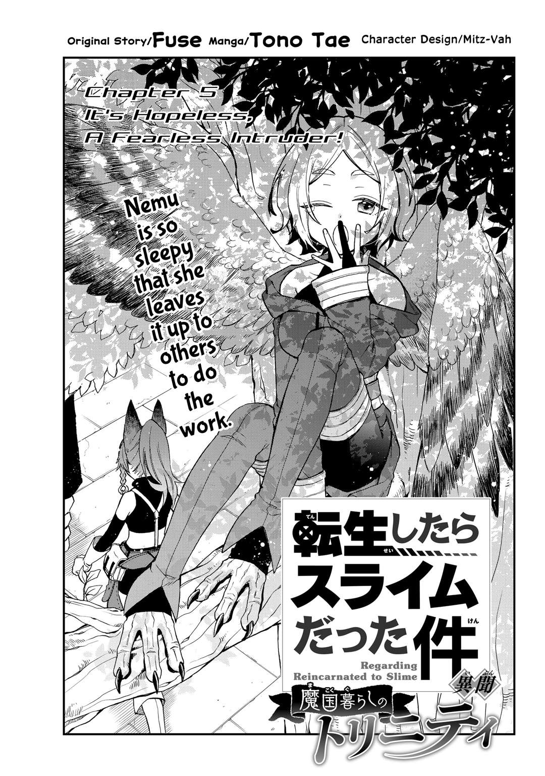 Tensei Shitara Slime Datta Ken Ibun ~Makoku Gurashi No Trinity~ Chapter 5 page 1 - 