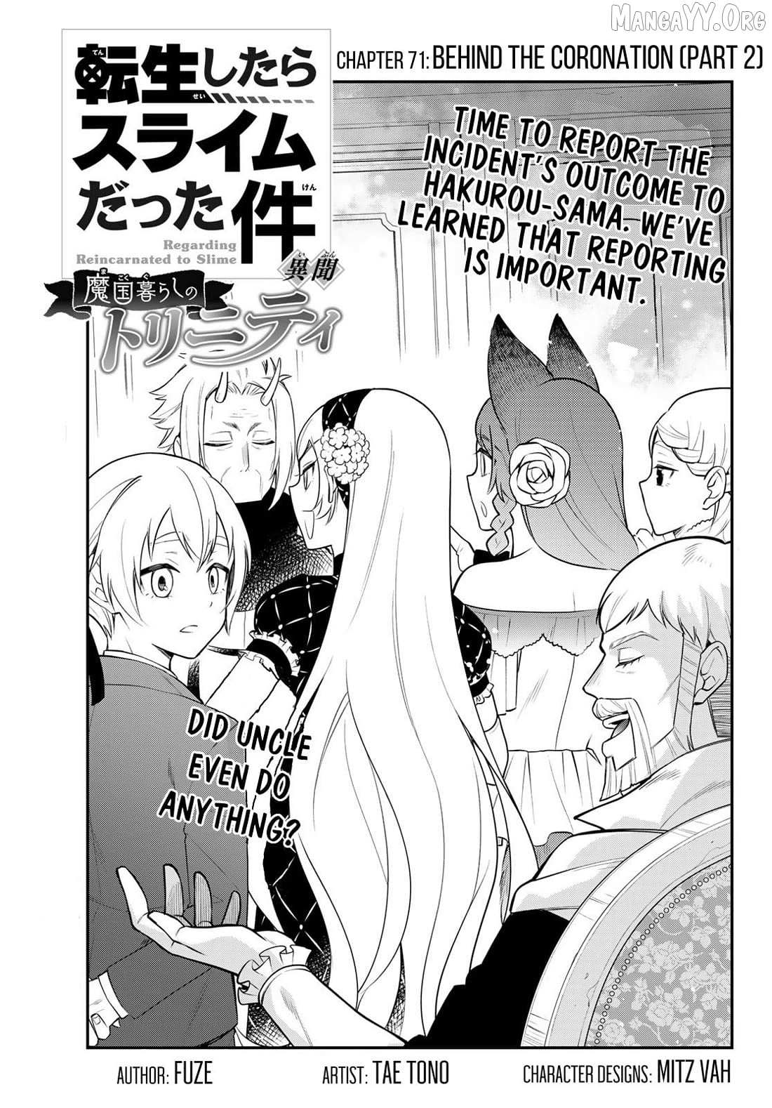 Tensei Shitara Slime Datta Ken Ibun ~Makoku Gurashi No Trinity~ Chapter 71 page 3 - 