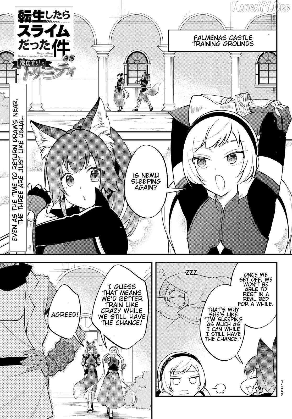 Tensei Shitara Slime Datta Ken Ibun ~Makoku Gurashi No Trinity~ Chapter 75 page 1 - 
