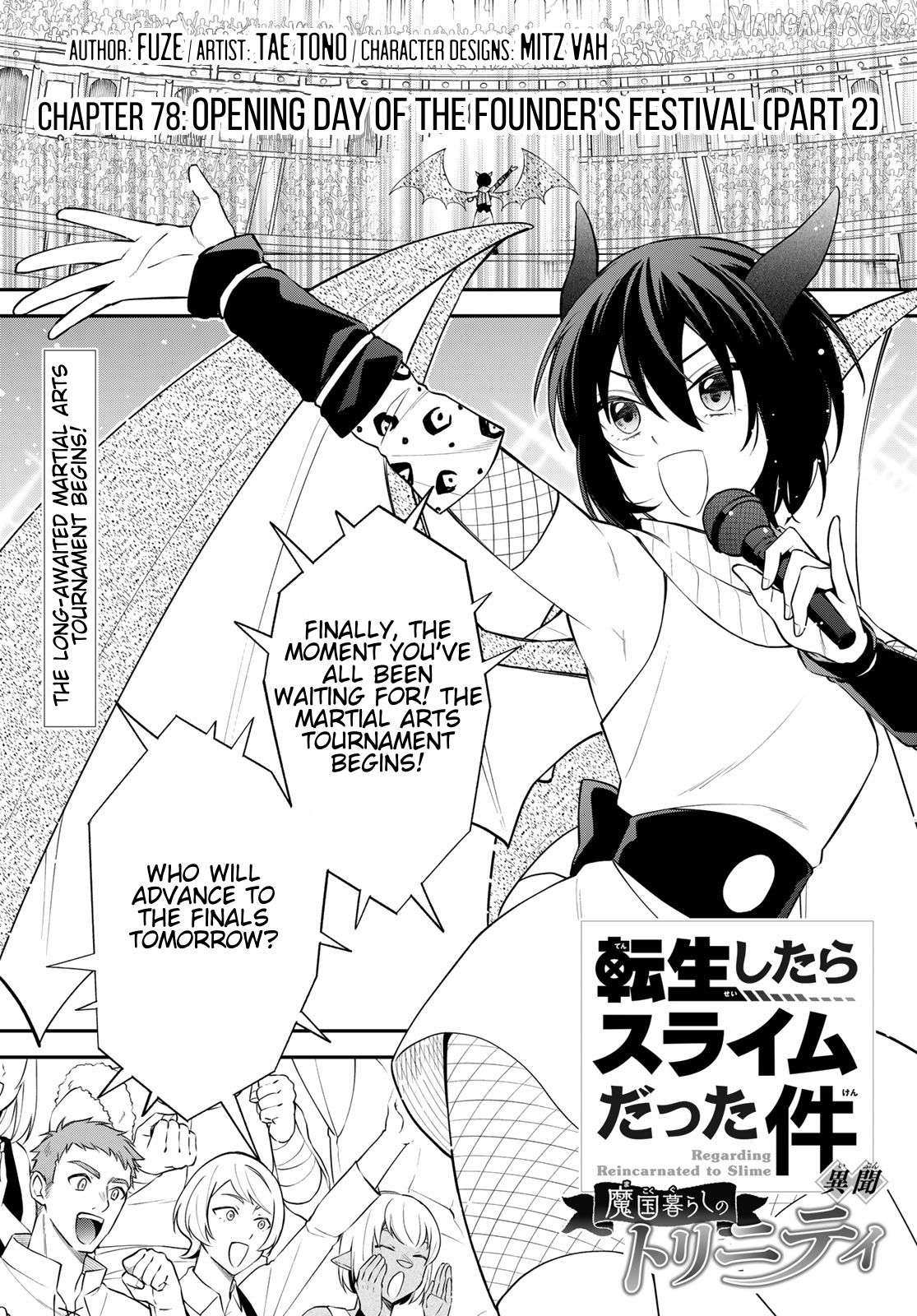 Tensei Shitara Slime Datta Ken Ibun ~Makoku Gurashi No Trinity~ Chapter 78 page 2 - 