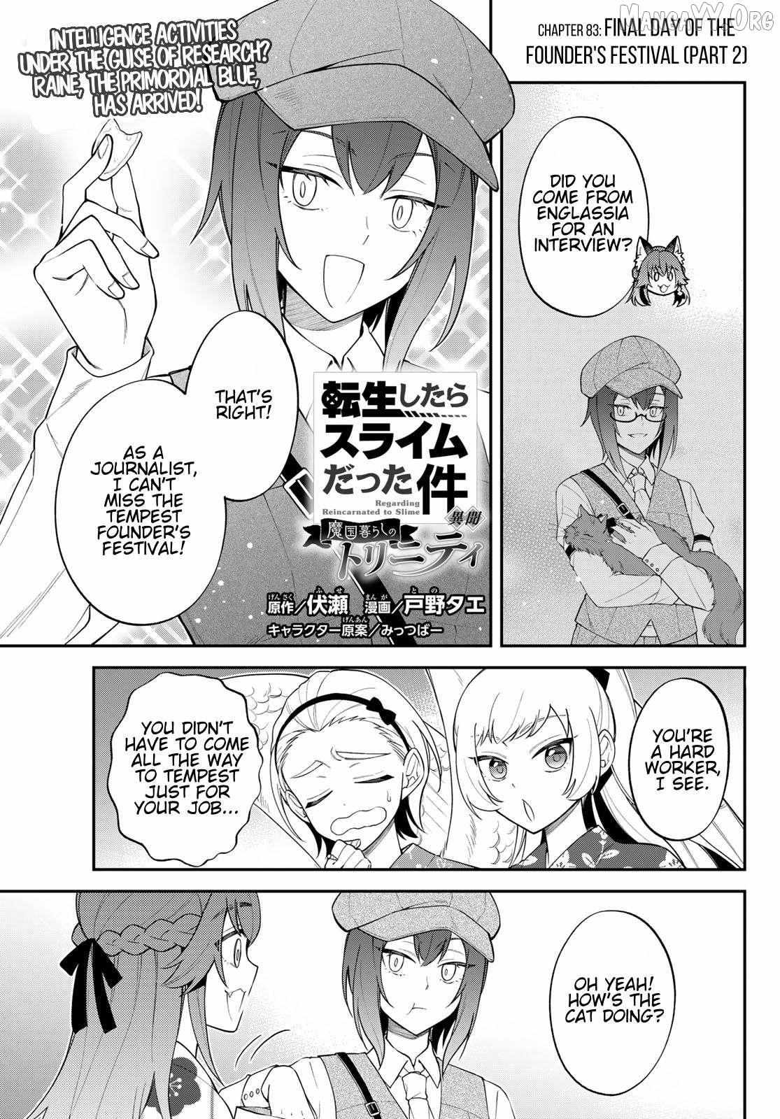 Tensei Shitara Slime Datta Ken Ibun ~Makoku Gurashi No Trinity~ Chapter 83 page 2 - 