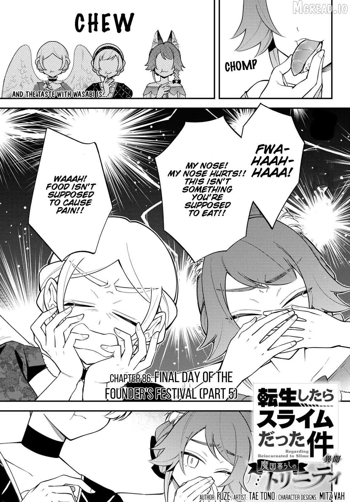Tensei Shitara Slime Datta Ken Ibun ~Makoku Gurashi No Trinity~ Chapter 86 page 1 - 