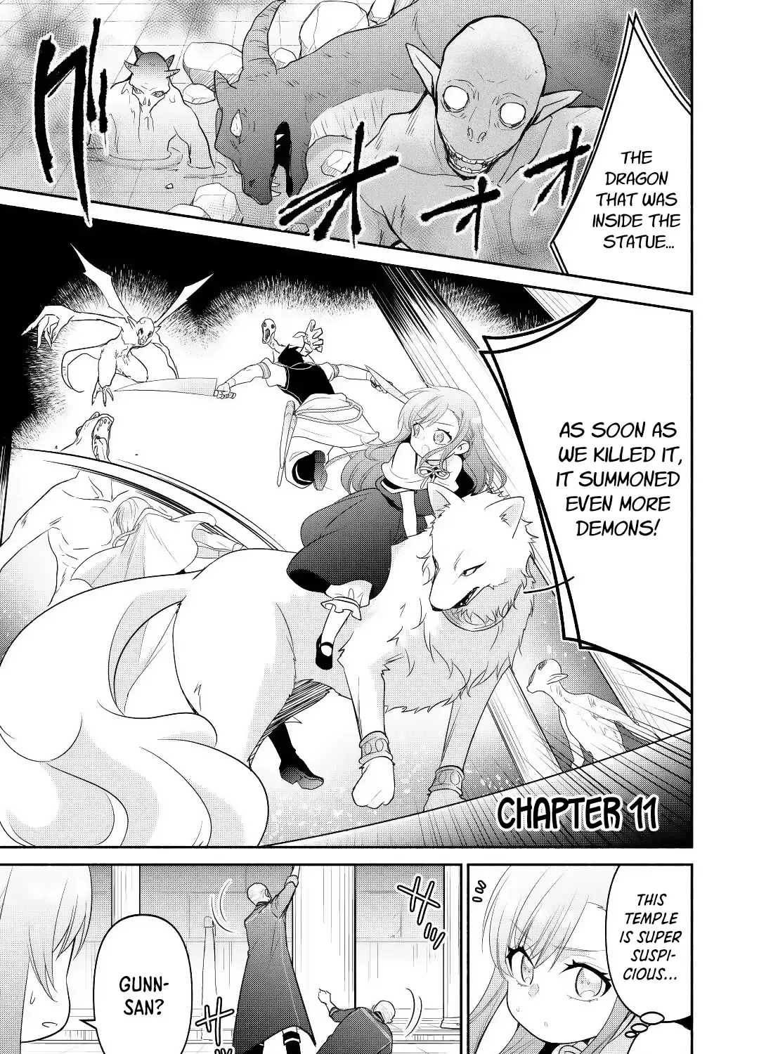 TENSEI YOUJO. KAMIKEMONO TO OUJI TO, SAIKYOU NO OJISAN YOUHEI-DAN NO NAKA DE IKIRU Chapter 11 page 2 - 