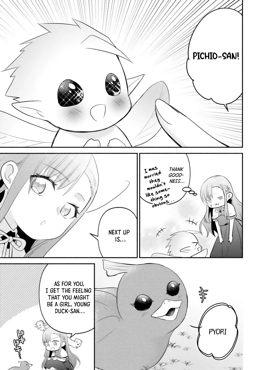 TENSEI YOUJO. KAMIKEMONO TO OUJI TO, SAIKYOU NO OJISAN YOUHEI-DAN NO NAKA DE IKIRU Chapter 14 page 33 - 