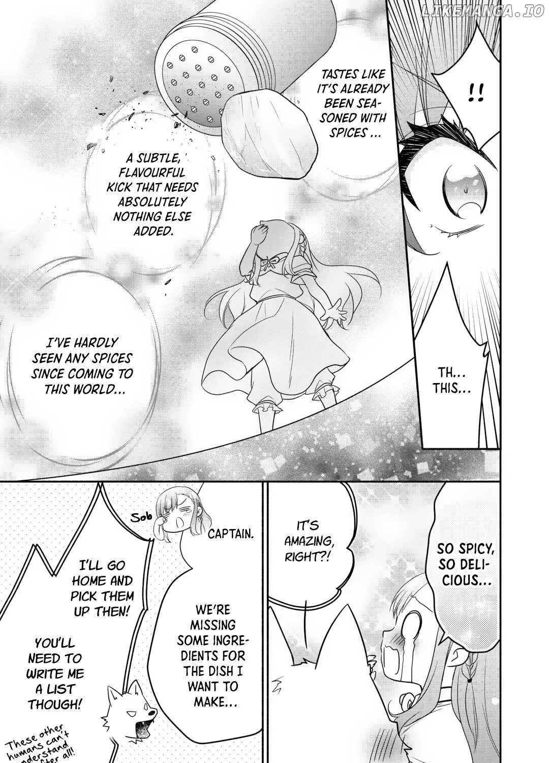 TENSEI YOUJO. KAMIKEMONO TO OUJI TO, SAIKYOU NO OJISAN YOUHEI-DAN NO NAKA DE IKIRU Chapter 20 page 34 - 