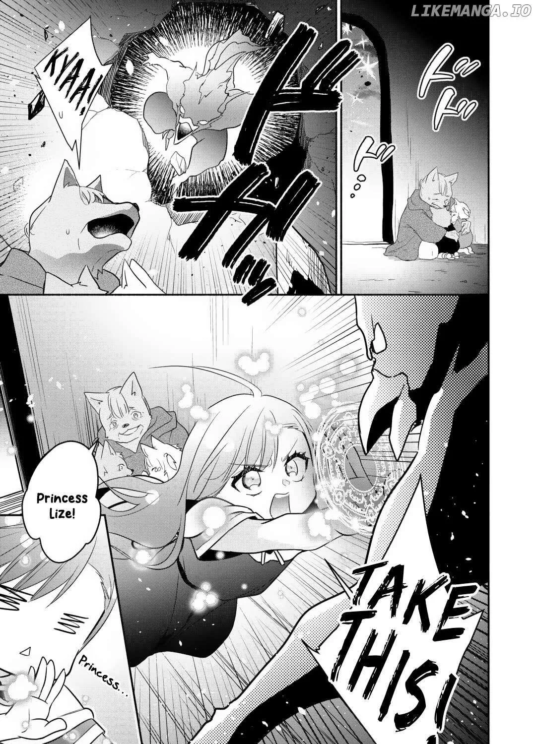 TENSEI YOUJO. KAMIKEMONO TO OUJI TO, SAIKYOU NO OJISAN YOUHEI-DAN NO NAKA DE IKIRU Chapter 21 page 23 - 