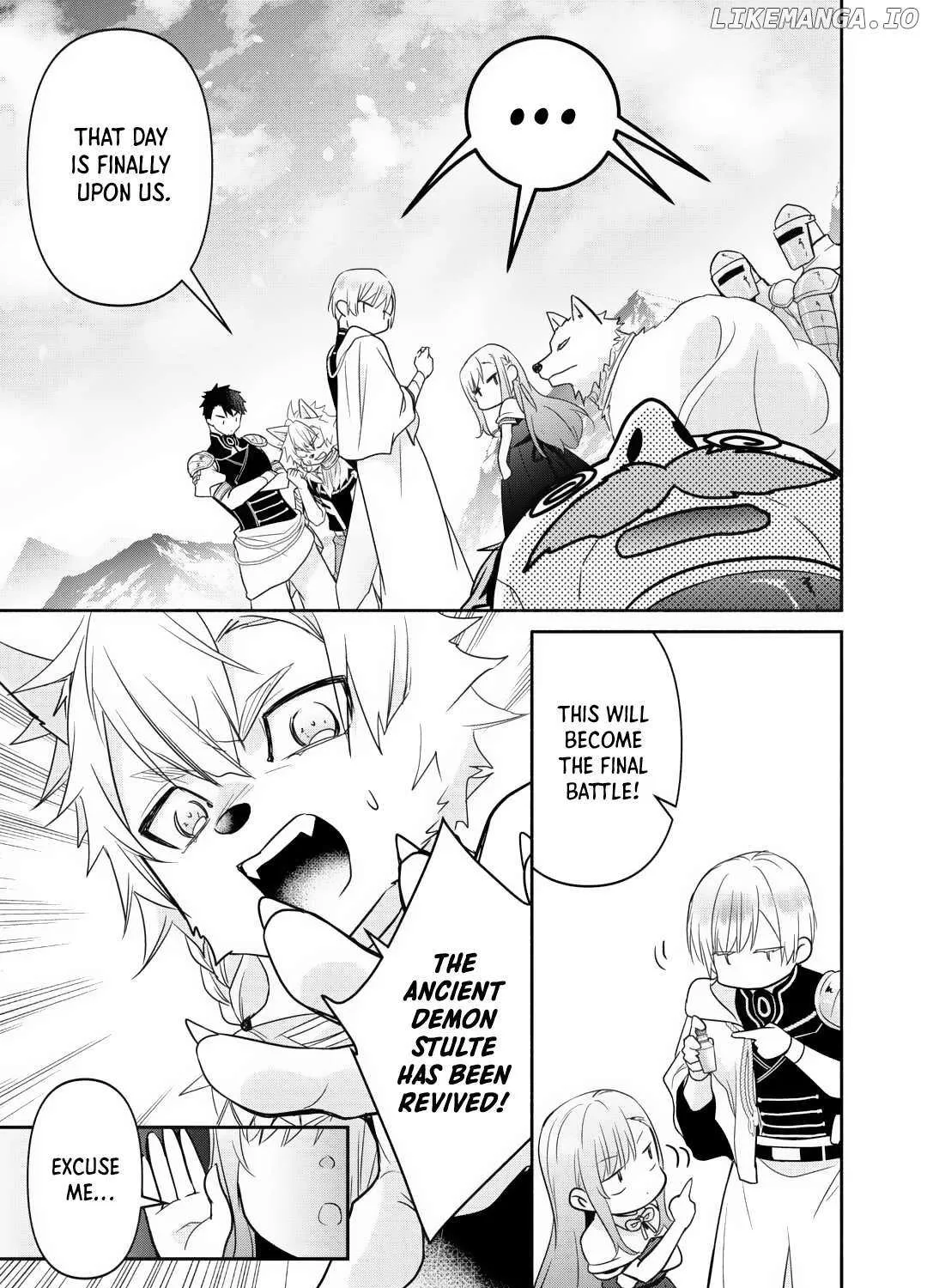 TENSEI YOUJO. KAMIKEMONO TO OUJI TO, SAIKYOU NO OJISAN YOUHEI-DAN NO NAKA DE IKIRU Chapter 22 page 53 - 