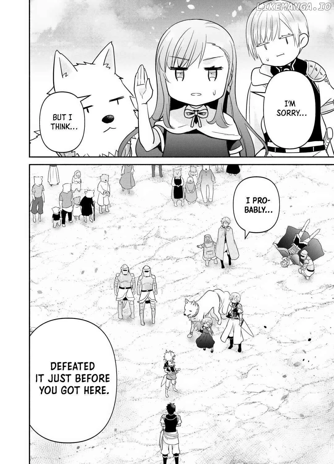 TENSEI YOUJO. KAMIKEMONO TO OUJI TO, SAIKYOU NO OJISAN YOUHEI-DAN NO NAKA DE IKIRU Chapter 22 page 55 - 